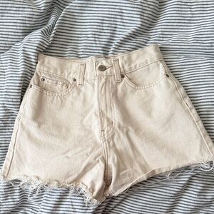 UO denim shorts
